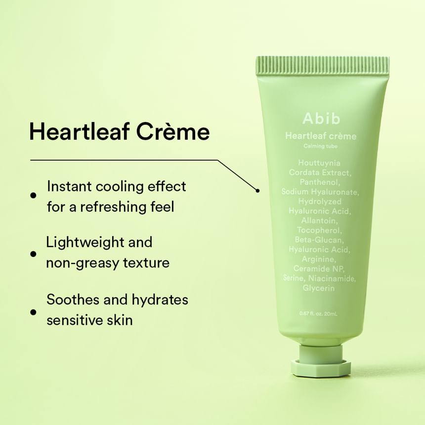 Abib Heartleaf Calming Trial Kit – Heartleaf Crème Calming Tube
