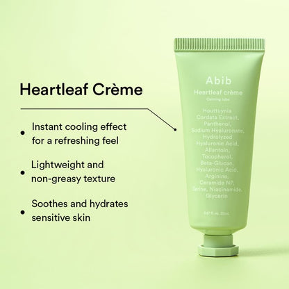 Abib Heartleaf Calming Trial Kit – Heartleaf Crème Calming Tube