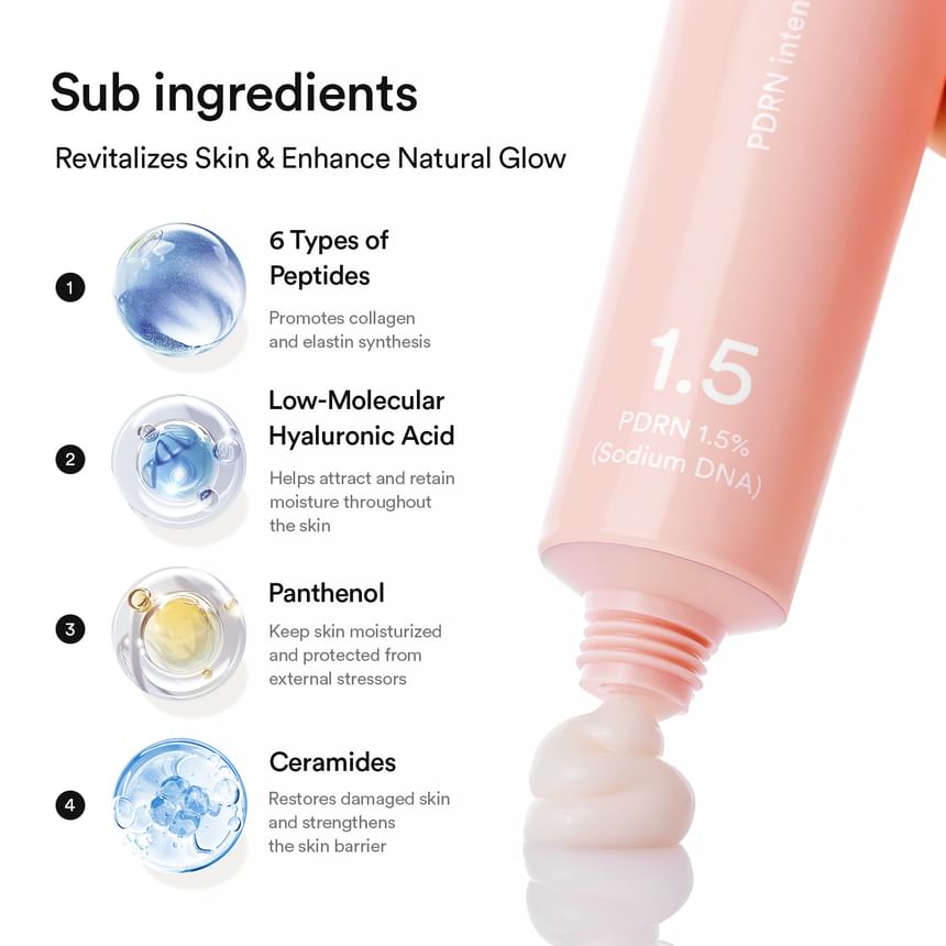 Abib PDRN Intensive Crème 1.5 Tube 75ml – Peptide, Hyaluronsäure, Panthenol und Ceramide