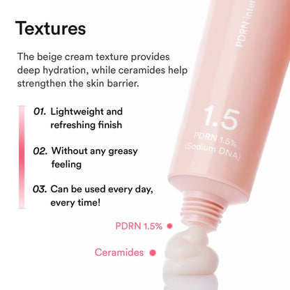 Abib PDRN Intensive Crème 1.5 Tube 75ml – leichte, beige Cremetextur