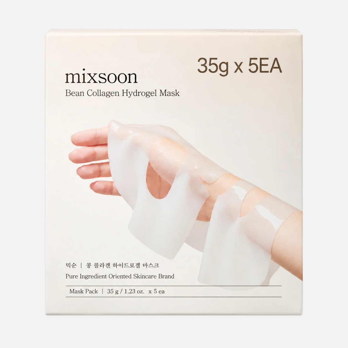 mixsoon Bean Collagen Hydrogel Mask 5 Stück