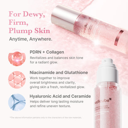 Medicube PDRN Pink Collagen Glow Jelly Mist Serum 60ml – Produktbild 4