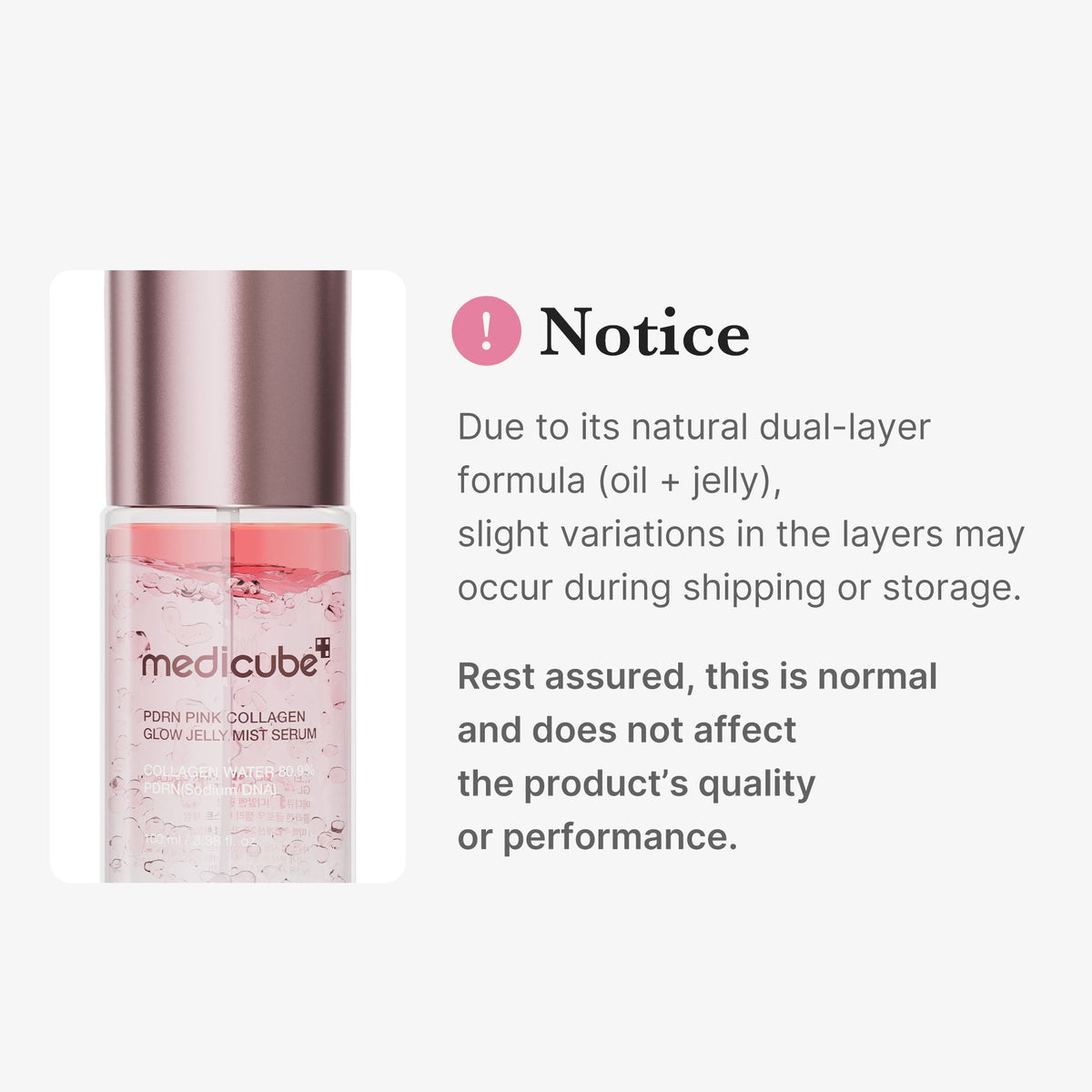 Medicube PDRN Pink Collagen Glow Jelly Mist Serum 60ml – Produktbild 8