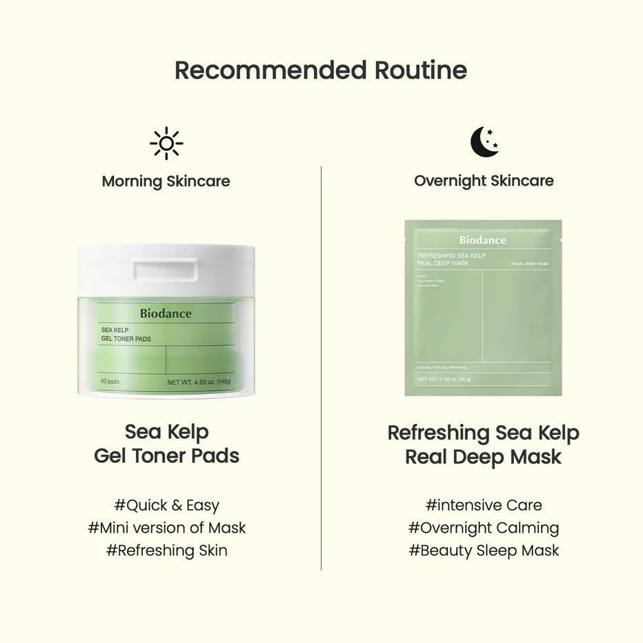 Biodance Sea Kelp Gel Toner Pads