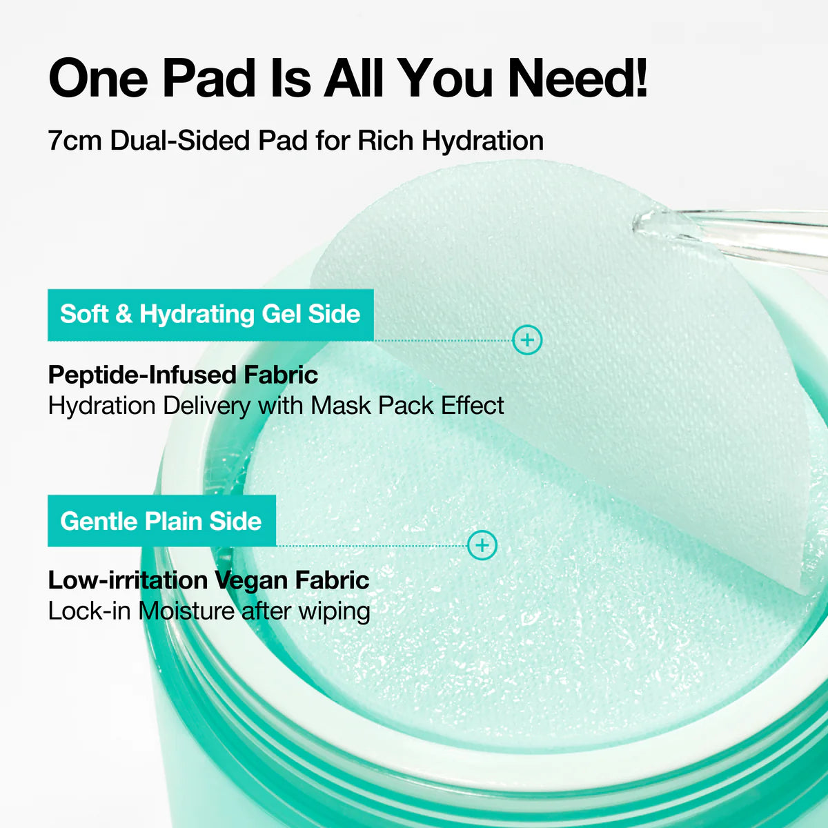 Anua PDRN 100 Hyaluronic Acid Glow Pad