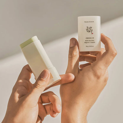Beauty of Joseon Matte Sun Stick Mugwort + Camelia (SPF 50+ PA++++)