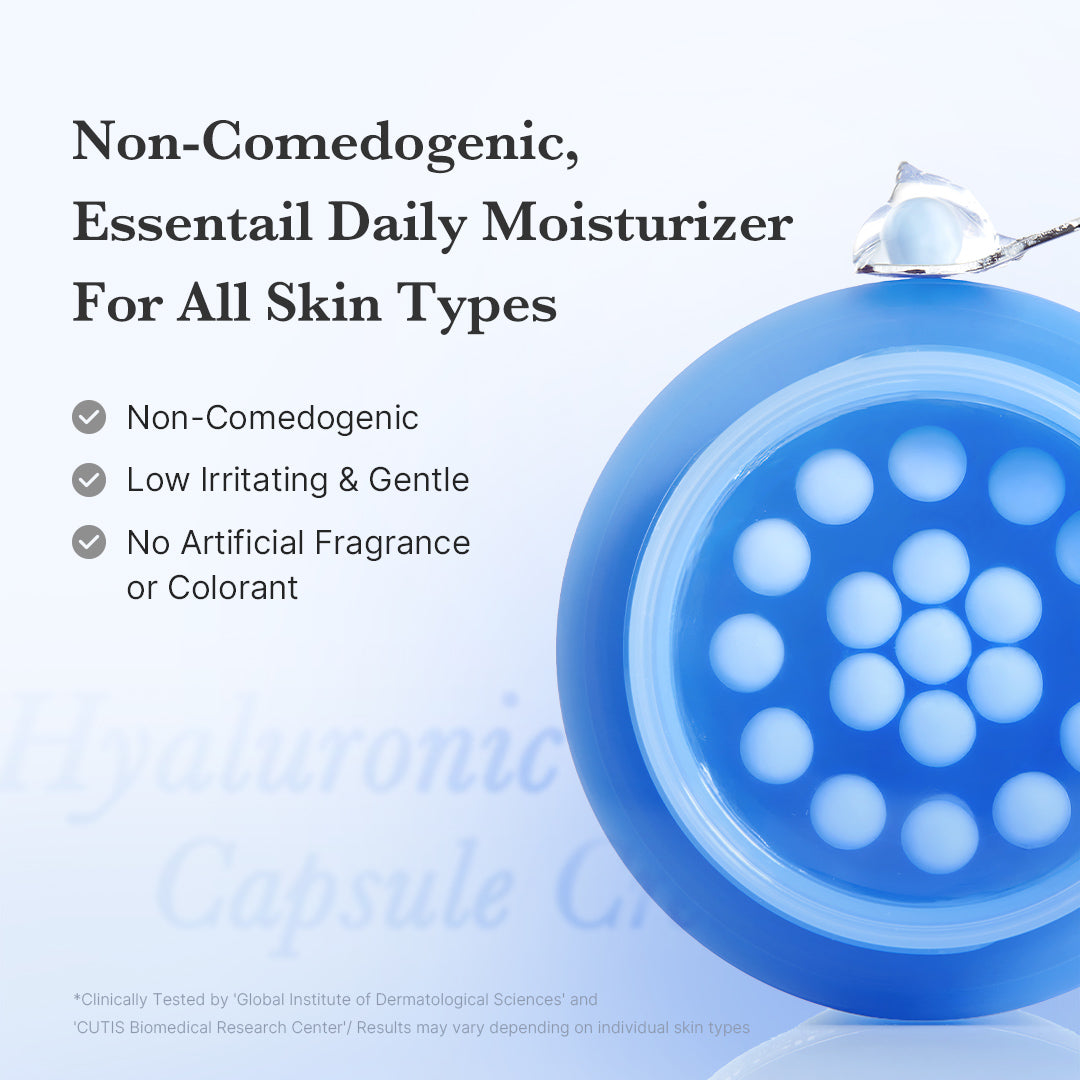 Medicube Hyaluronic Moisturizing Capsule Cream 55g – Kapsel in Nahaufnahme