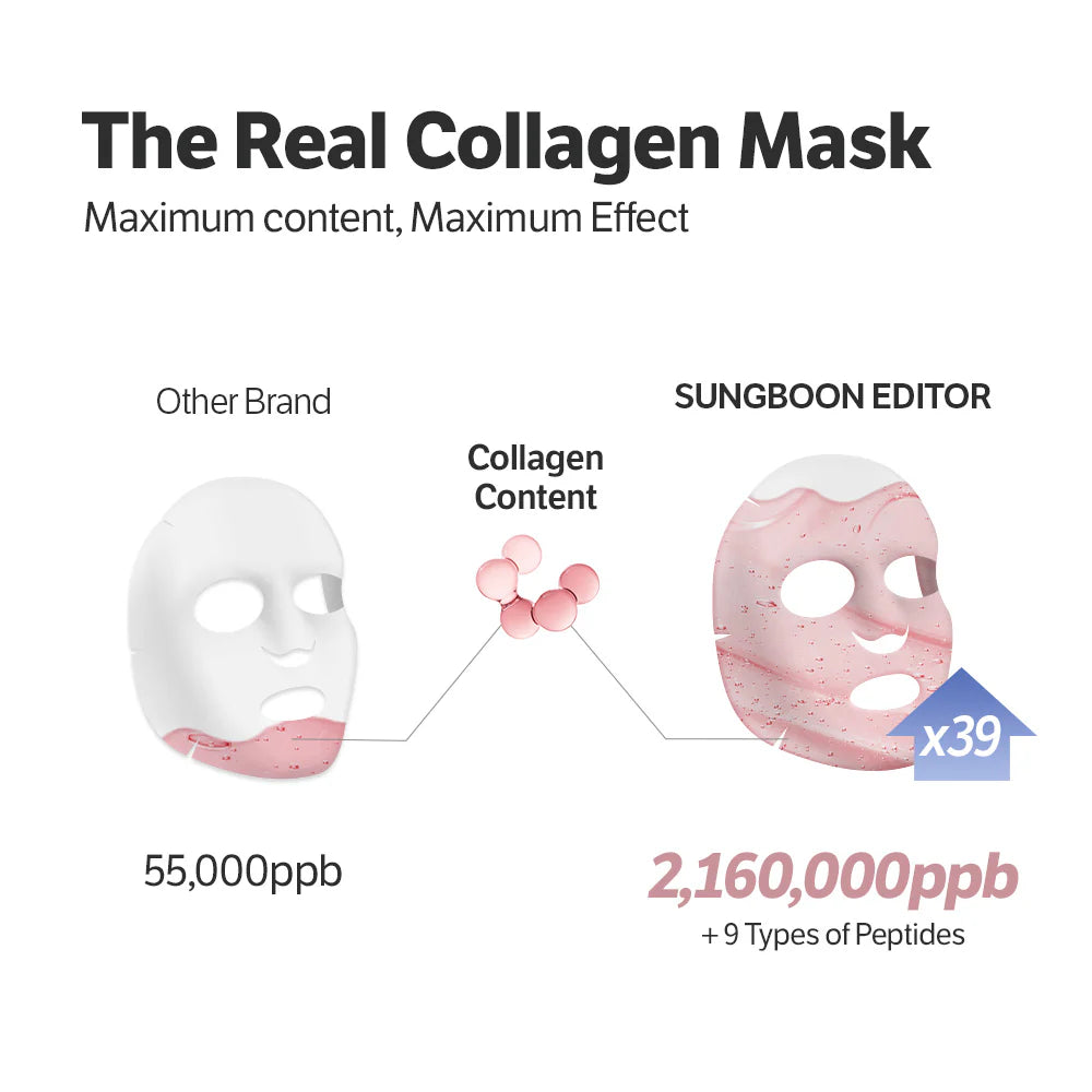 Sungboon Editor Deep Collagen Power Boosting Mask 4 Stück
